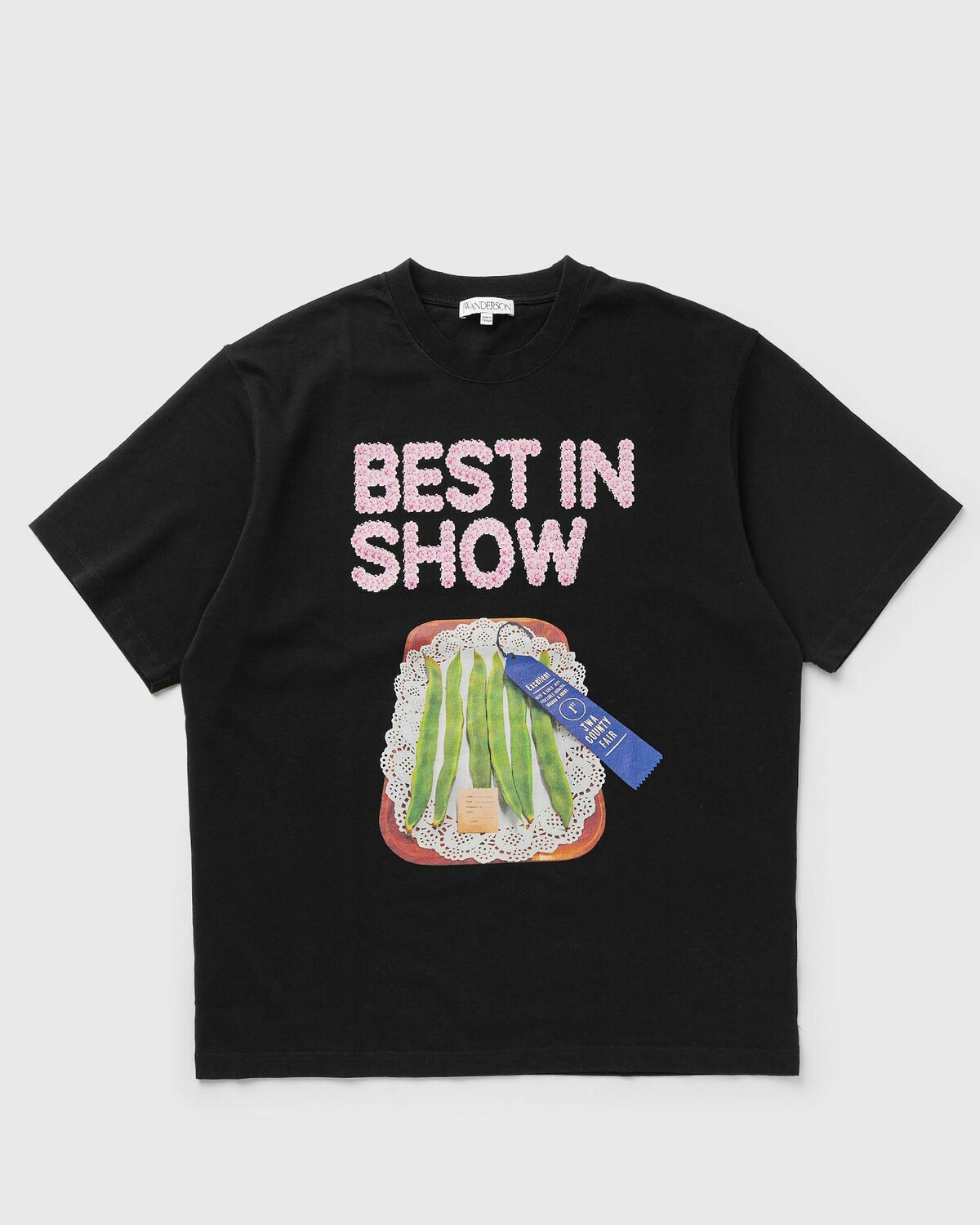 Jw Anderson Best In Show Oversized T Shirt Black Shortsleeves JW