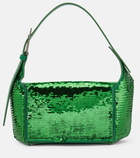 The Attico - 7/7 sequined leather shoulder bag