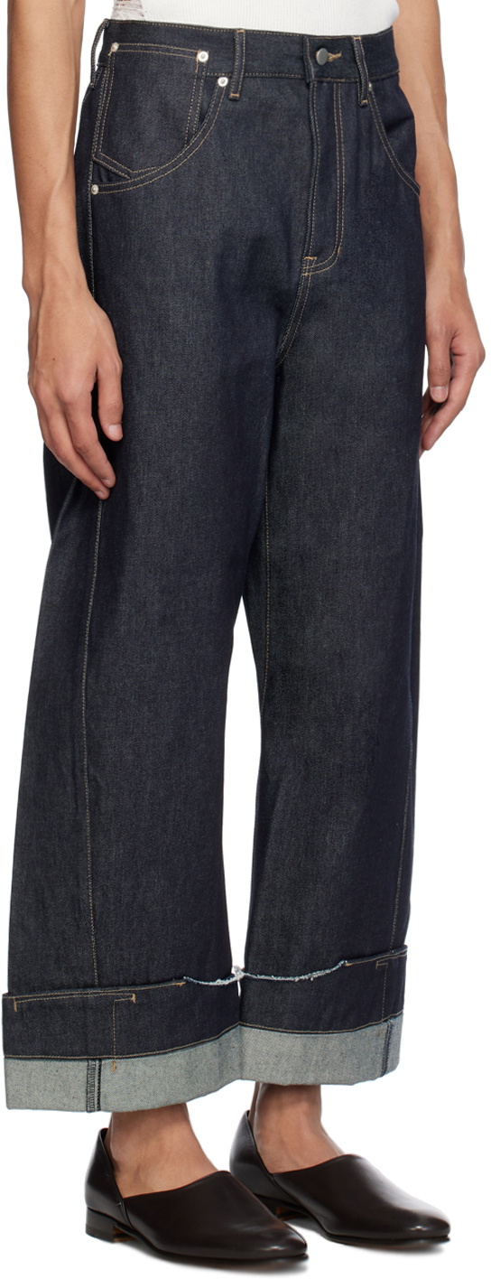 Marina Yee Indigo Oversized Jeans
