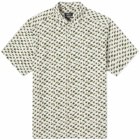 A.P.C. Men's Ross Short Sleeve Shirt in Dark Green