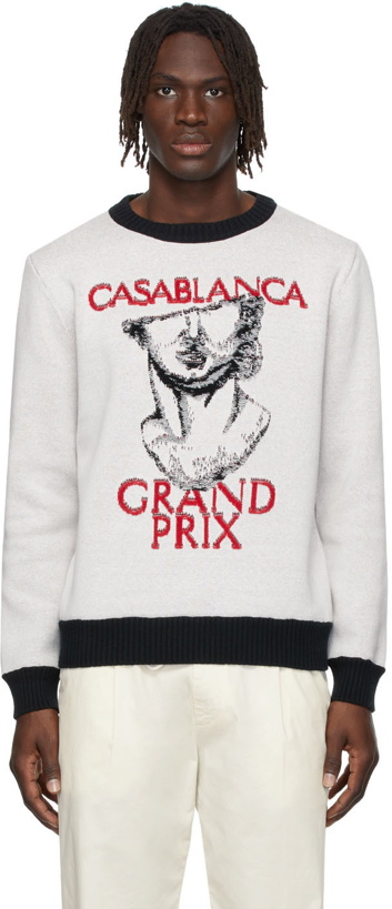 Photo: Casablanca Knit Grand Prix Sweater