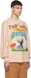 Online Ceramics Beige I'm Possible Long Sleeve T-Shirt