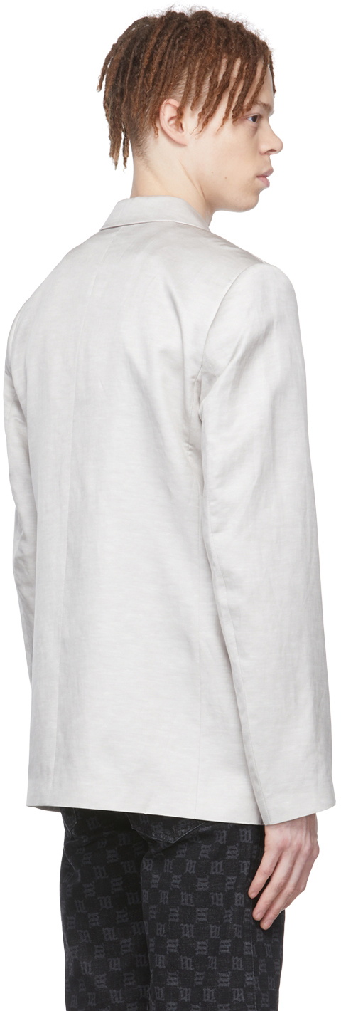 MISBHV Gray Cupro Blazer MISBHV