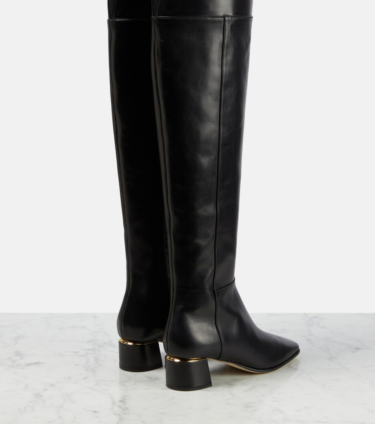 Jimmy Choo Loren 45 leather over-the-knee boots Jimmy Choo