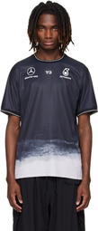 Y-3 Black Mercedes-AMG F1 Edition Mechanics Jersey T-shirt