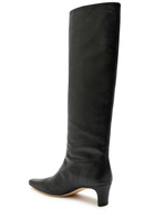 Staud Wally Leather Knee-high Boots Black