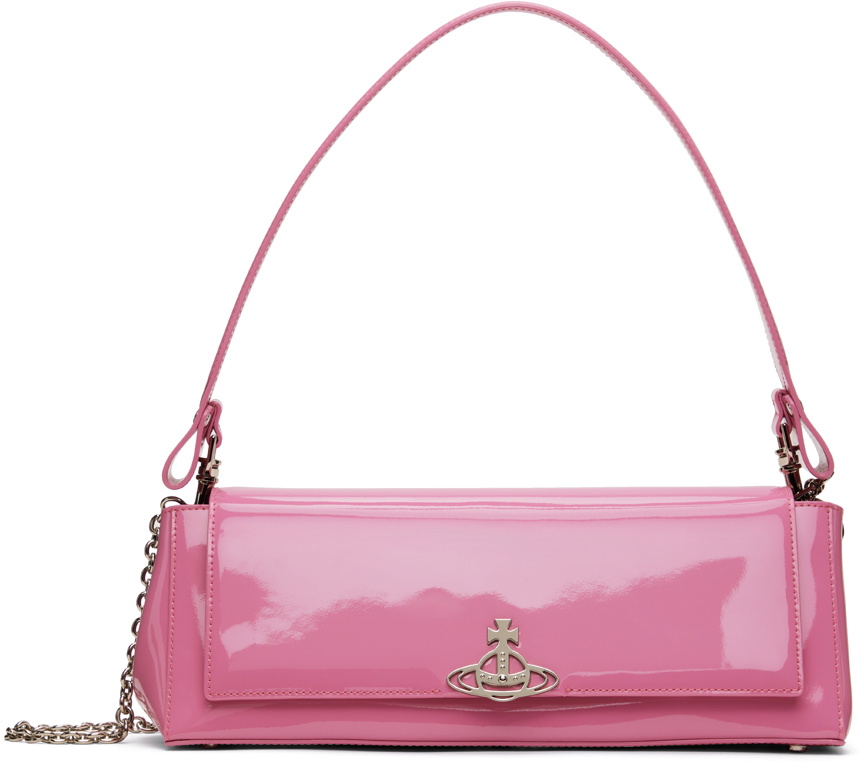 【関税送料込】Vivienne Westwood ピンク スモール Hazel バッグ Vivienne Westwood Pink Hazel Large Bag Vivienne Westwood