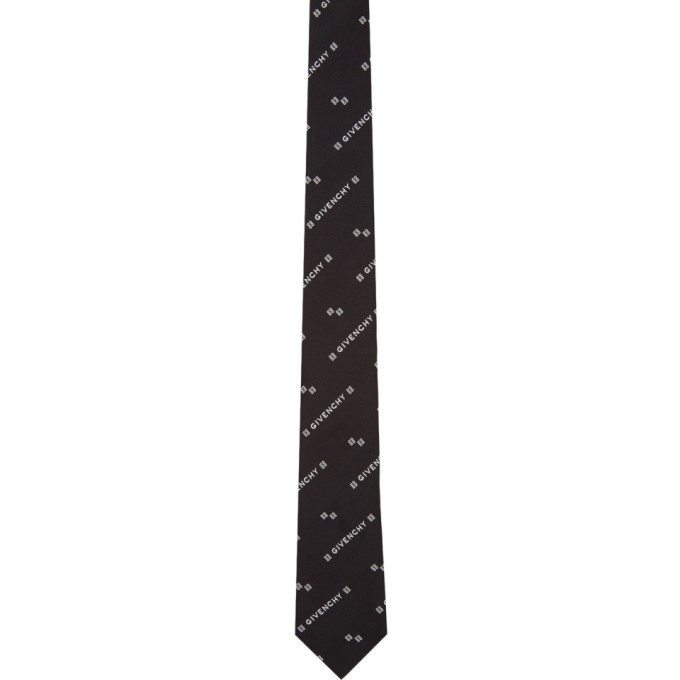 Photo: Givenchy Black and White 4G Tie