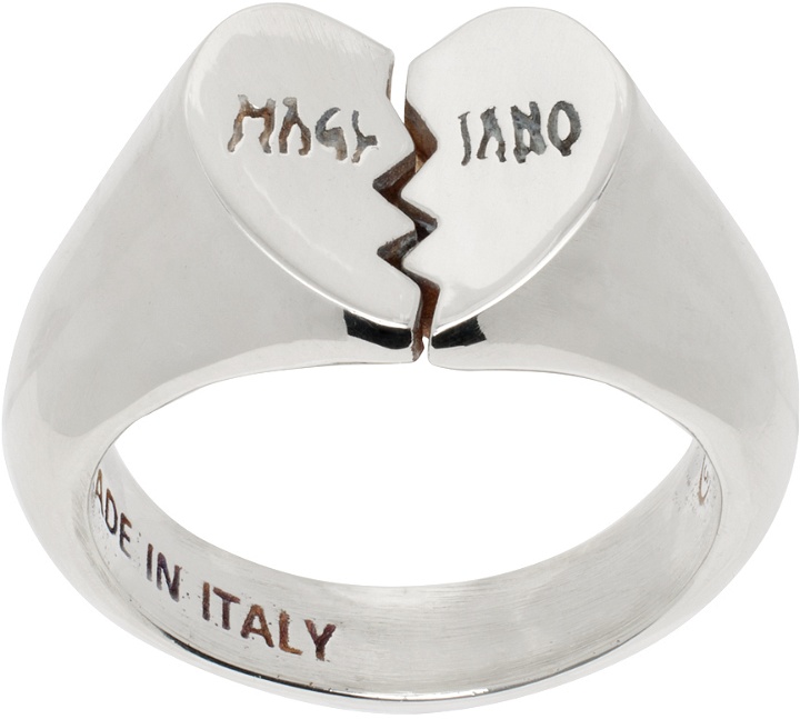 Photo: Magliano Silver Mini Broken Heart Ring