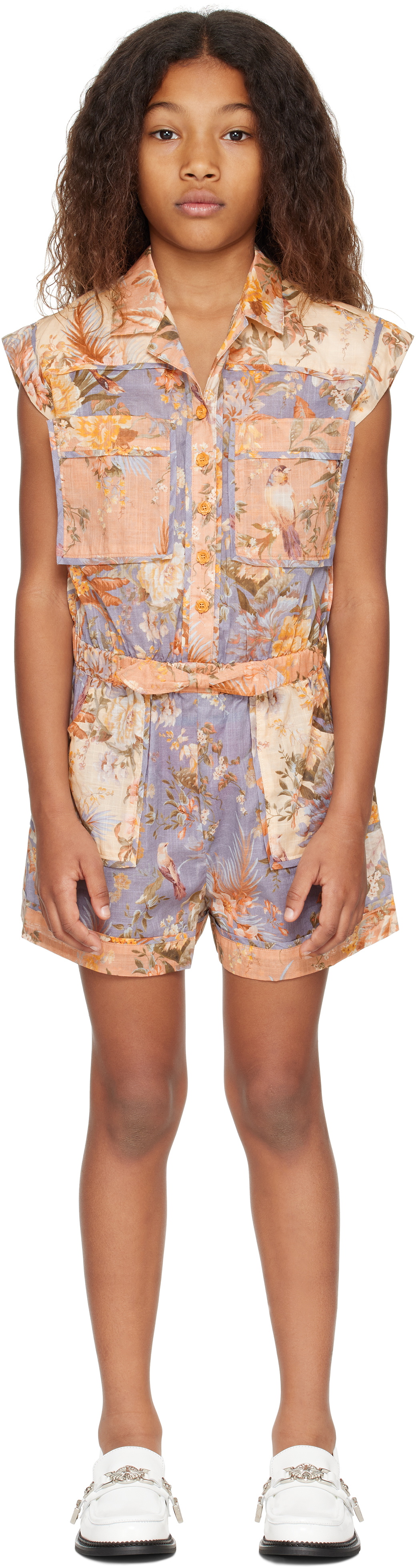 VIP【関税送料無料】希少 ZIMMERMANN TALLOW PRINTED SWUIMSUIT ZIMMERMANN Kids Multicolor Tallow Pocket Jumpsuit Zimmermann