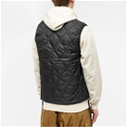 F/CE. Men's x Taion Packable Inner Down Vest in Black