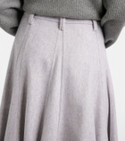 Brunello Cucinelli Virgin wool midi skirt