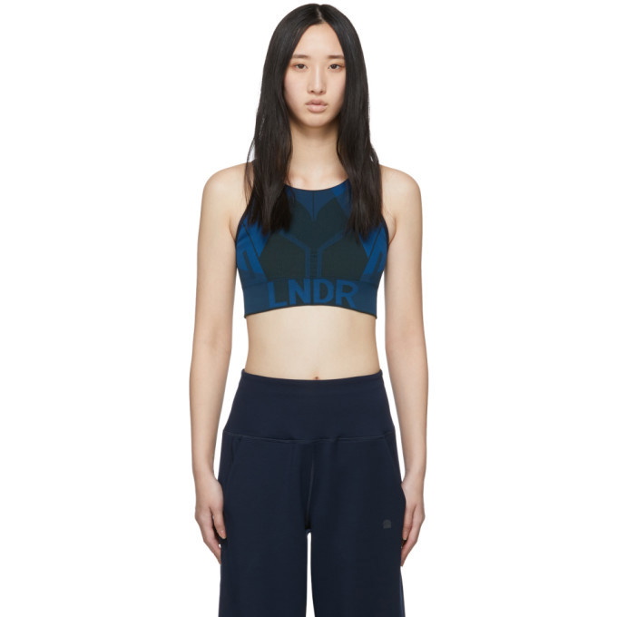 Photo: LNDR Blue and Khaki All Seasons Sports Bra