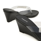 Coperni Women's Wedge Sandals in Clear