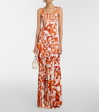 Dolce&Gabbana Majolica organza midi dress