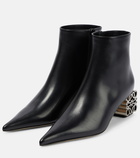 Loewe Anagram leather ankle boots
