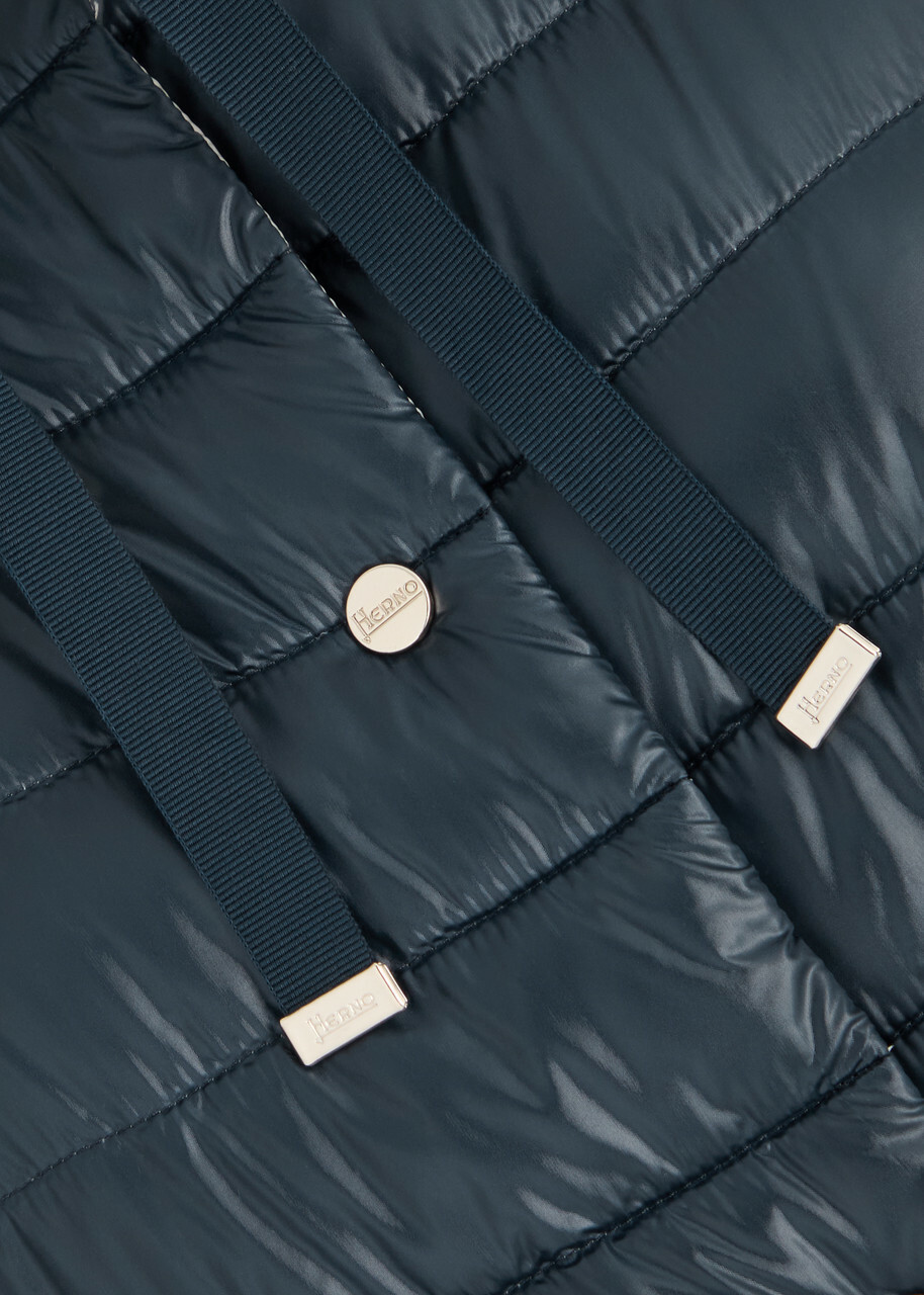 Herno Ultralite Reversible Quilted Shell Gilet Navy
