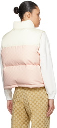 Gucci Pink GG Down Vest