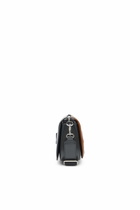 Diesel 1DR-Bicolour leather crossbody bag - Crossbody Bags - Unisex - Brown
