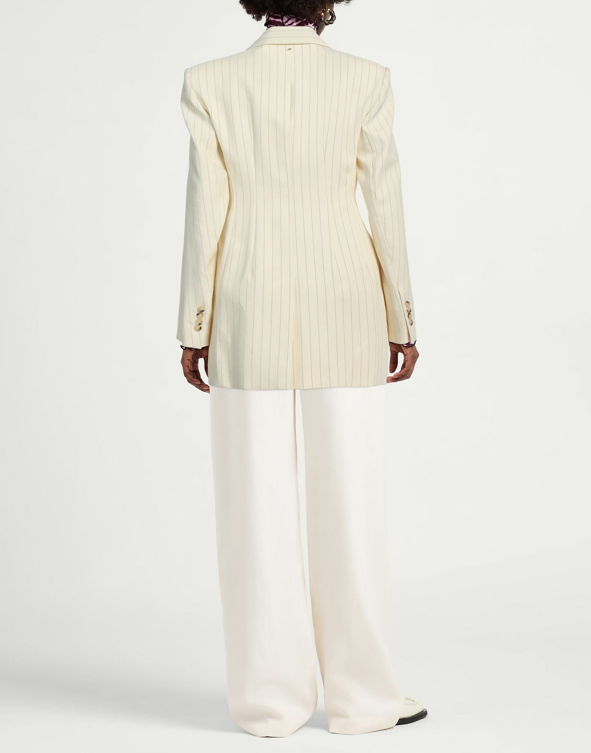 Sportmax Womens Blazer Cream
