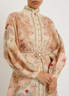 Zimmermann Daylight Printed Linen Mini Dress Multicoloured 1