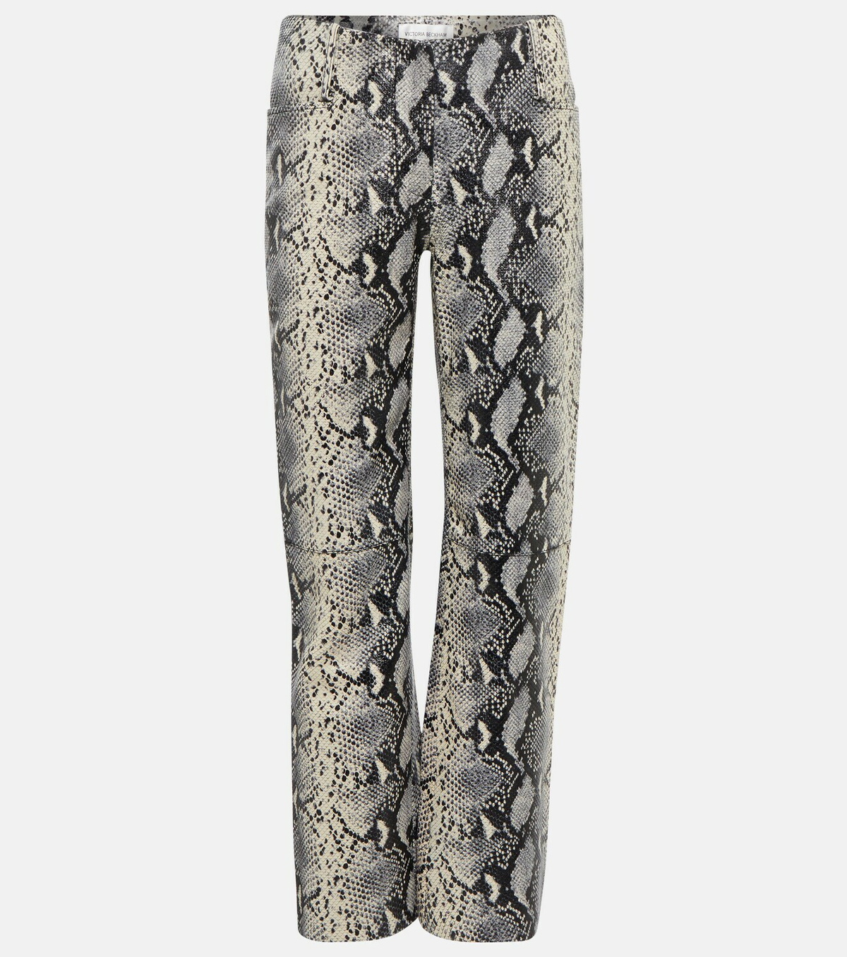 関税込み Victoria Beckham★Classic ストレートレッグ パンツ Shop Victoria Beckham - Classic Cotton Straight-Leg Trousers