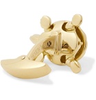 Deakin & Francis - Walking Tortoise 18-Karat Gold and Diamond Cufflinks - Gold