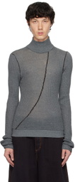Isa Boulder SSENSE Exclusive Gray Bow Sweater