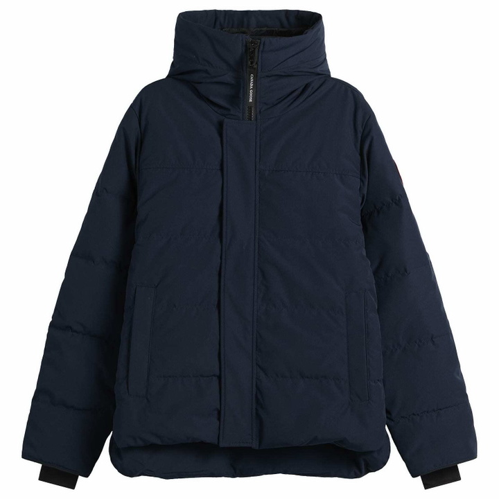 Photo: Canada Goose Men's Macmillan Parka Jacket Classic Disc in Atlantic Navy