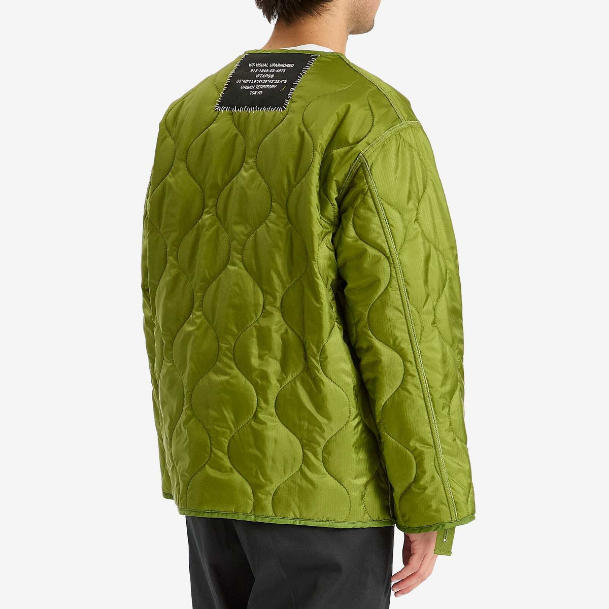 WTAPS Men's Nylon Ripstop Liner Jacket in Olive Drab WTAPS