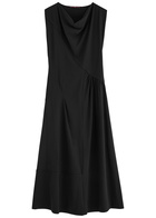 High Daring Stretch-jersey Midi Dress Black