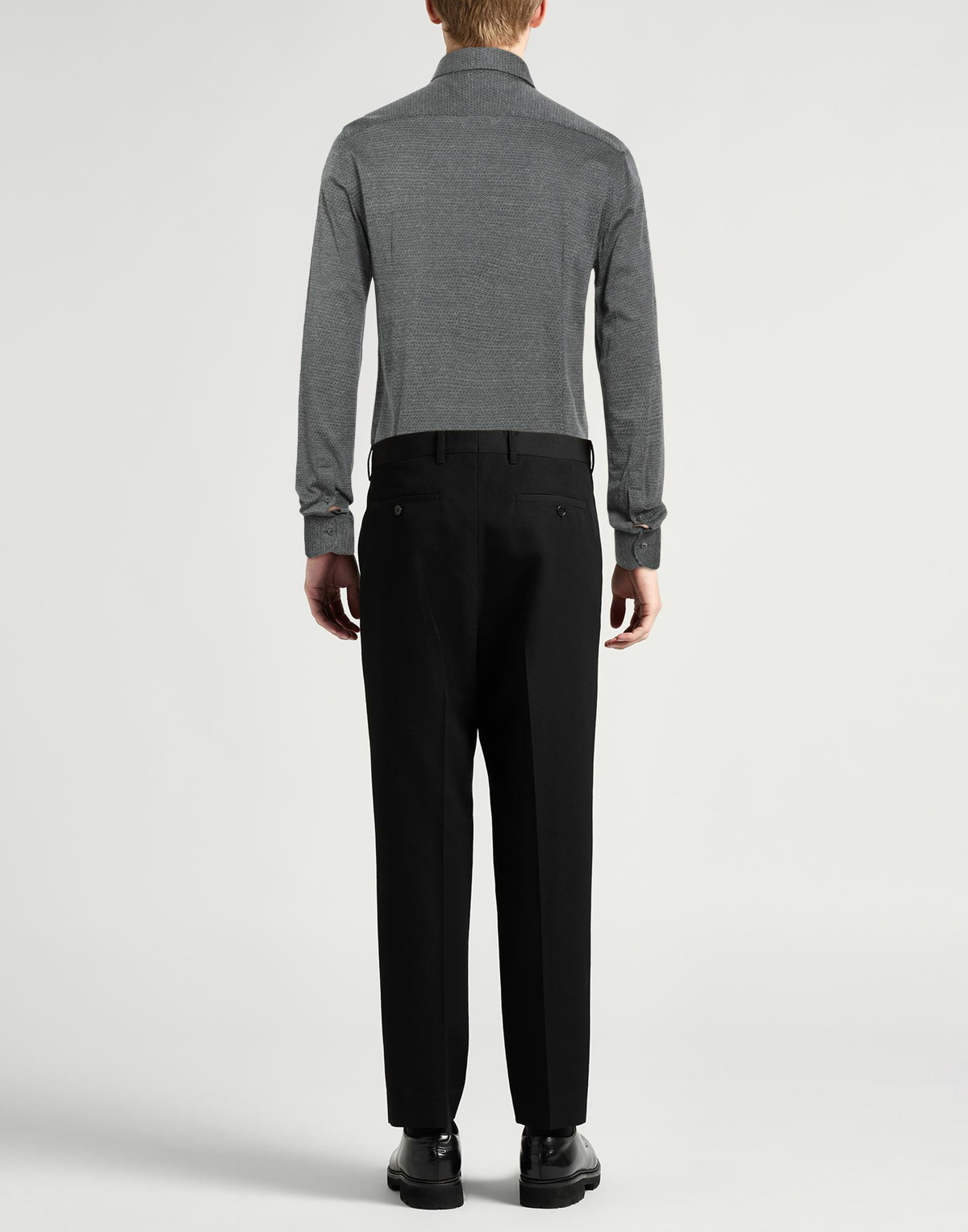 Canali Mens Shirt in Black