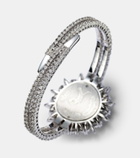 Yeprem Y-Momento 18kt white gold watch with diamonds