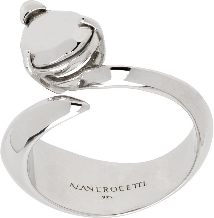 Photo: Alan Crocetti Silver Hard Alien Ring