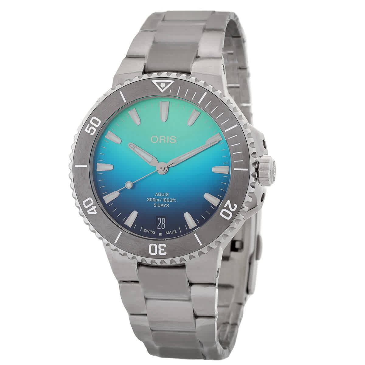 Oris Great Barrier Reef Limited Edition IV Automatic Blue Dial Watch 01 400 7790 4185-Set