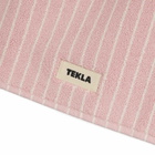 Tekla Fabrics Tekla Organic Terry Bath Mat in Shaded Pink Stripes 