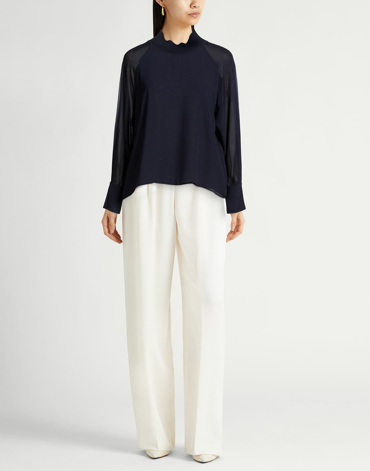 Peserico Womens Top Midnight in Blue