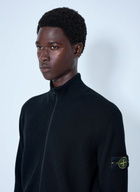 Stone Island Ribbed Zip-Up Jacket