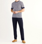 PAUL SMITH - Striped Cotton Henley Pyjama T-Shirt - Blue