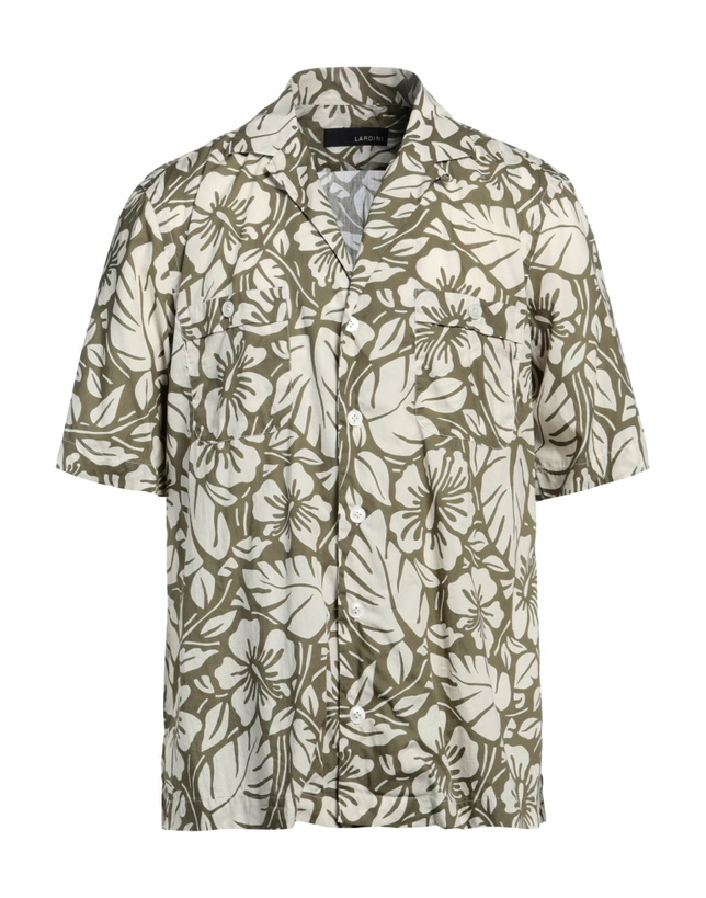 Photo: Lardini Mens Shirt Military in Green