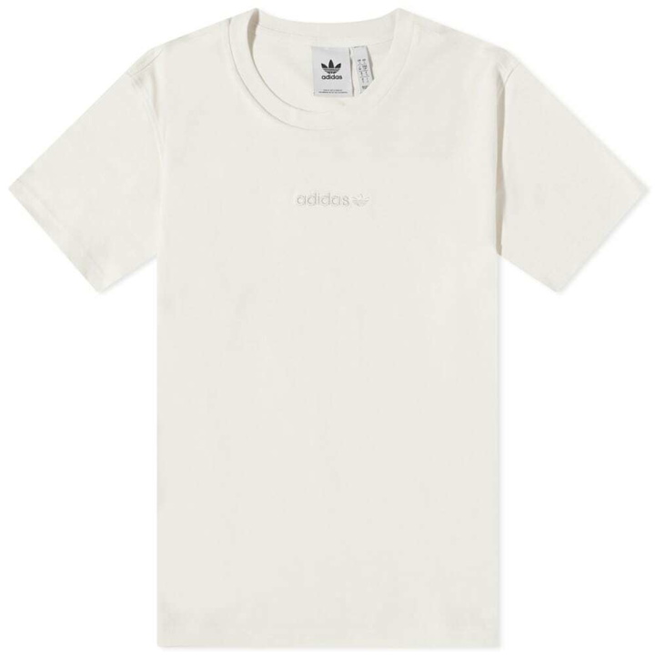 Photo: Adidas Men's Logo T-Shirt in Chalk White