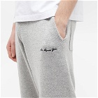 MKI Men's Mohair Blend Knit Sweat Pant in Grey