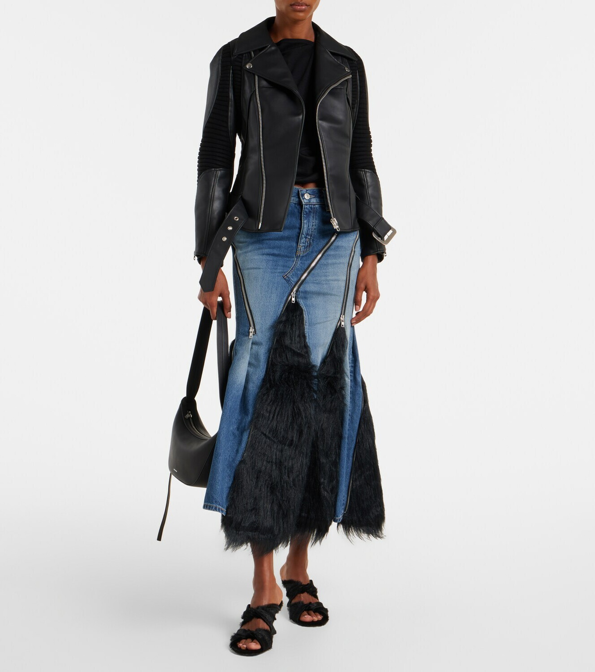 Junya Watanabe Faux leather jacket