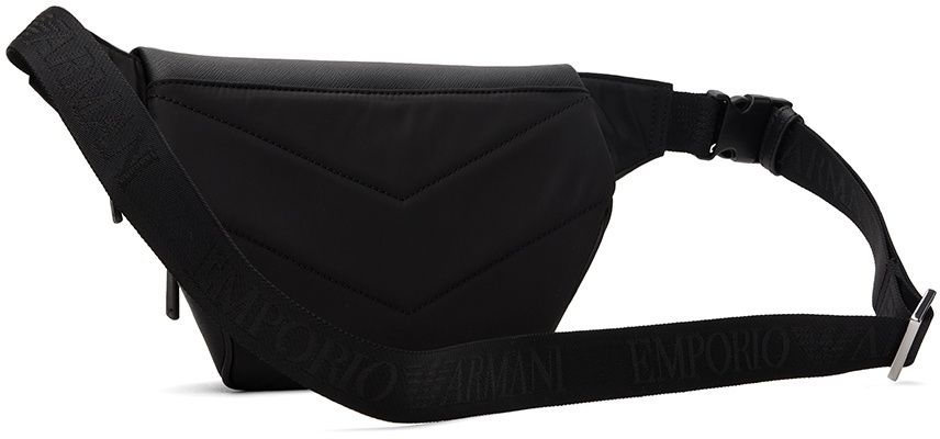 Armani black online pouch