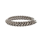 Balenciaga Silver Chain Set Bracelet
