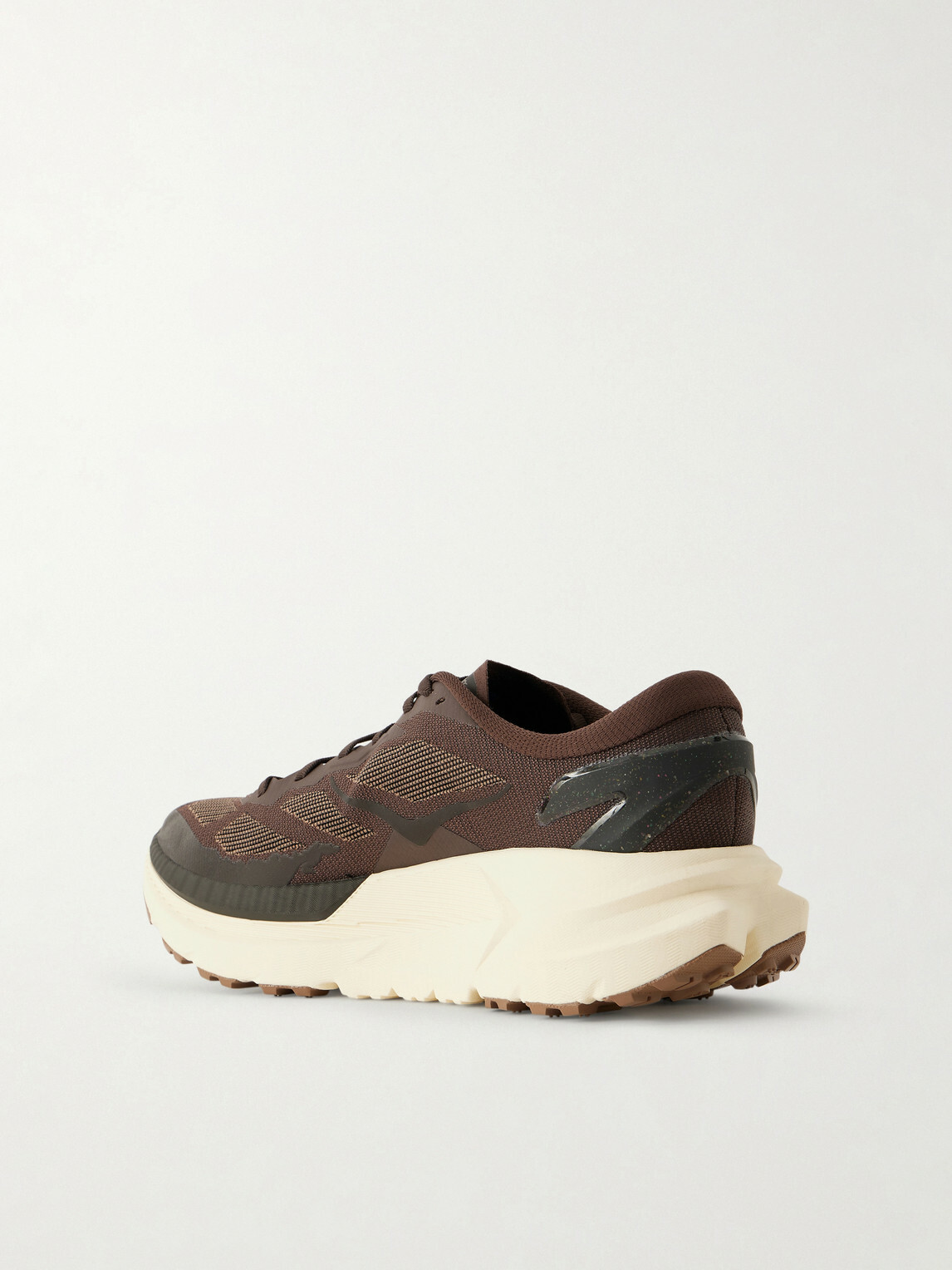 Hoka - Mafate X Rubber-Trimmed Mesh Trail Running Sneakers - Brown