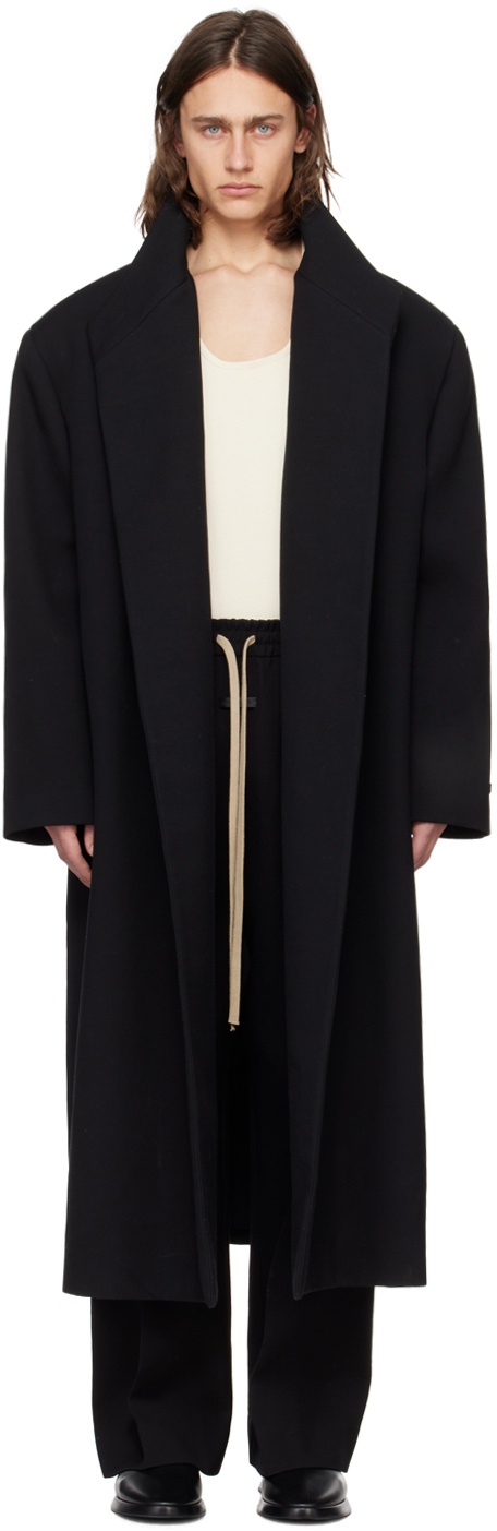 Photo: Fear of God Black Stand Collar Coat