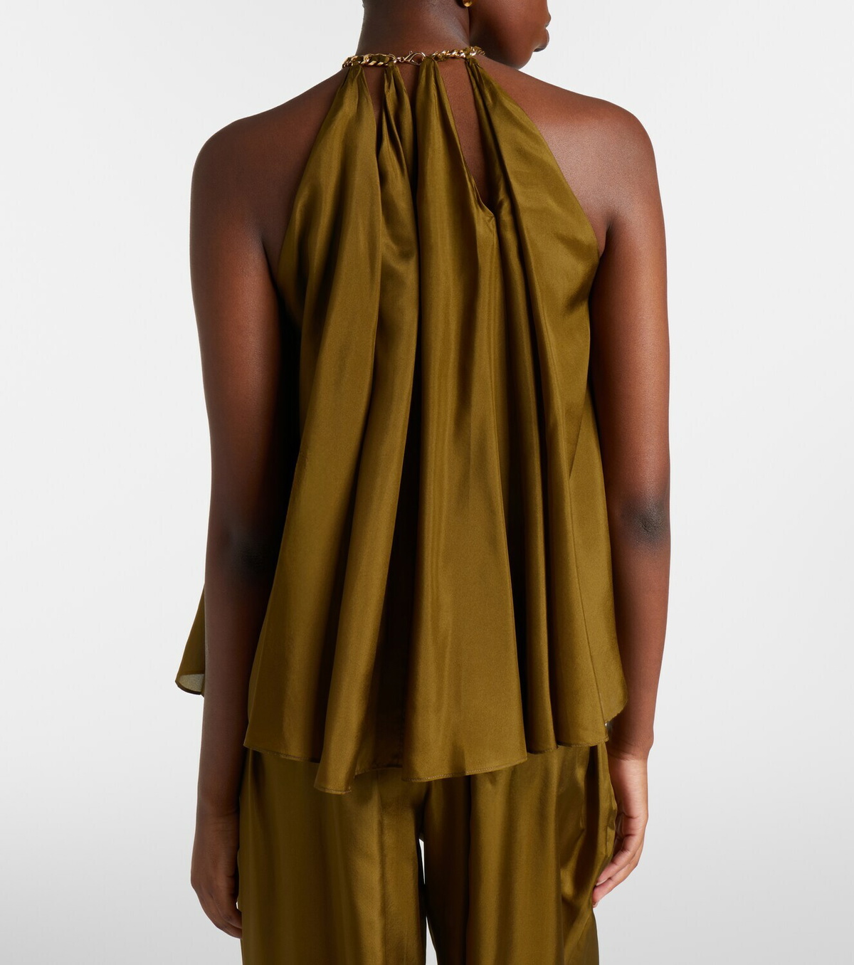Zimmermann Mahon embellished silk top