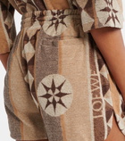 Loewe Paula's Ibiza printed terry shorts