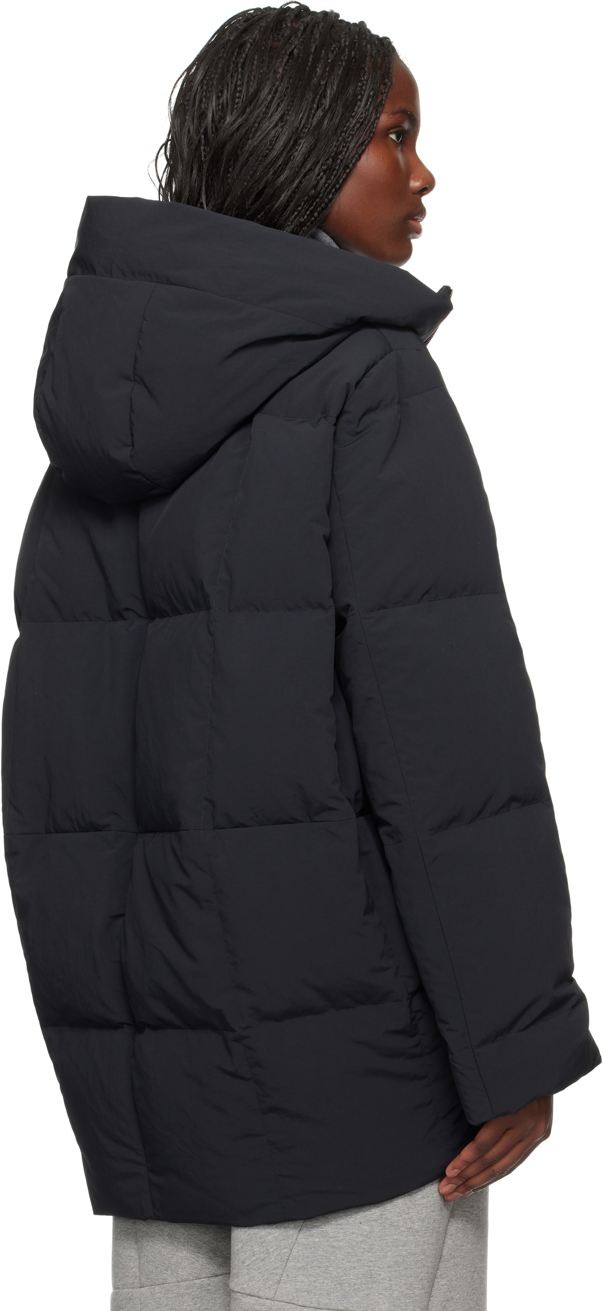 Jil Sander Black Quilted Down Jacket